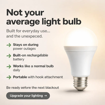 Rechargeable Emergency Light Bulbs